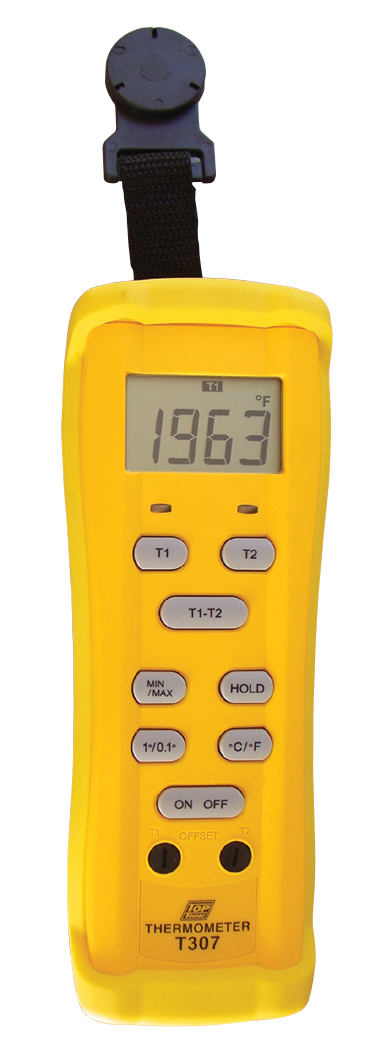 ST4 - Dual Temperature Meter Type K - Displays T1 & T2